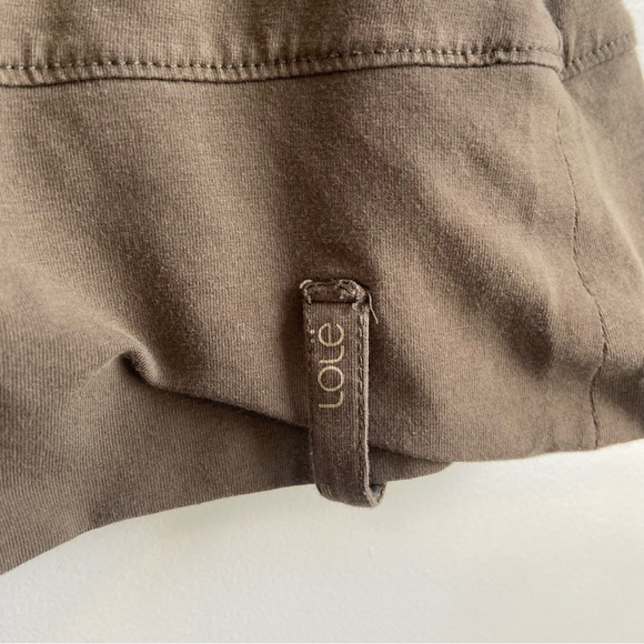 Lole Army Green Scoop Neck Short Sleeve Shirt - Picture 6 of 6